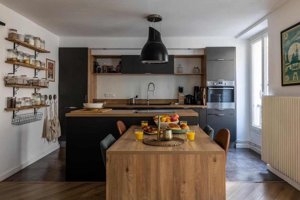 Appartamento 90M2 Renove - Terrasse En Plein Coeur De Marsiglia Esterno foto
